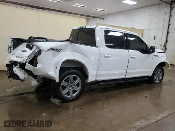 2019 Ford F-150 XL с VIN 1FTEW1EP9KFA70919, выставлен на аукционе Copart как лот 56696865 с пробегом 97 473 миль миль и Чистый • Clean title. История ставок и продаж доступна на DreamBid. Изображение 3.