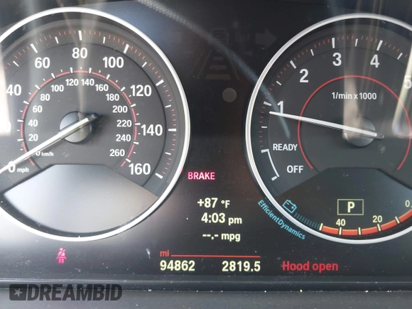 2014 BMW 4 Series 428i with VIN WBA3V7C56EP771069, listed as a IAAI auction lot 41885345 with 94,862 mi miles. Bid and sale history available at carsss.com. Image 7.