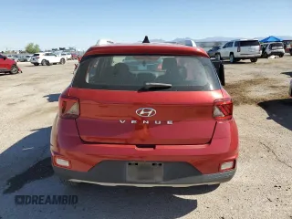 2020 Hyundai Venue SEL with VIN KMHRC8A33LU030429, listed as a Copart auction lot 61128325 with 50,988 mi miles and Salvage title. Bid and sale history available at DreamBid. Image 6.