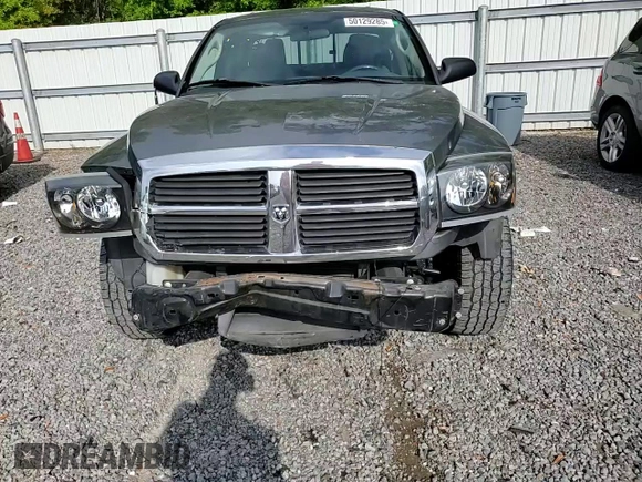 2005 Dodge Dakota ST with VIN 1D7HE22KX5S163304, listed as a Copart auction lot 50129285 with 166,216 mi miles and Salvage Title. Bid and sale history available at DreamBid. Image 11.