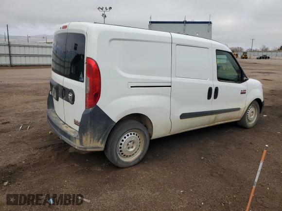 2017 Ram ProMaster City Cargo Tradesman z VIN ZFBERFAB6H6E72328, wystawiony jako Copart lot #51162775 z przebiegiem 169 253 mil mil oraz Szkoda całkowita • Salvage title. Historia ofert i sprzedaży dostępna na DreamBid. Obrazek 3.