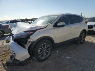 2021 Honda CR-V EX-L with VIN 2HKRW1H84MH429611, listed as a Copart auction lot 45639043 with 16,835 mi miles. Bid and sale history available at carsss.com. Image 1.