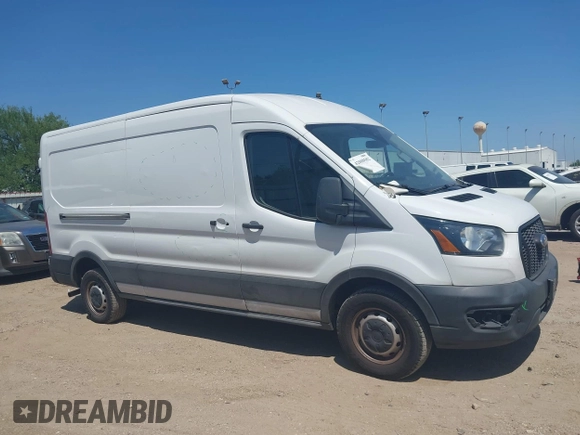 2021 Ford Transit Cargo with VIN 1FTBR1C8XMKA64837, listed as a IAAI auction lot 42008582 with 74,562 mi miles and . Bid and sale history available at DreamBid. Image 13.