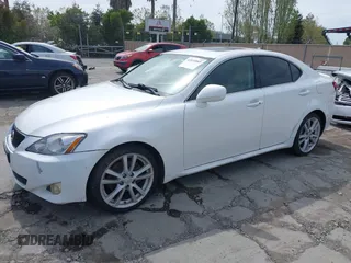 2007 Lexus IS 250 with VIN JTHBK262475043484, listed as a IAAI auction lot 42035005 with Not Provided miles and . Bid and sale history available at carsss.com. Image 2.