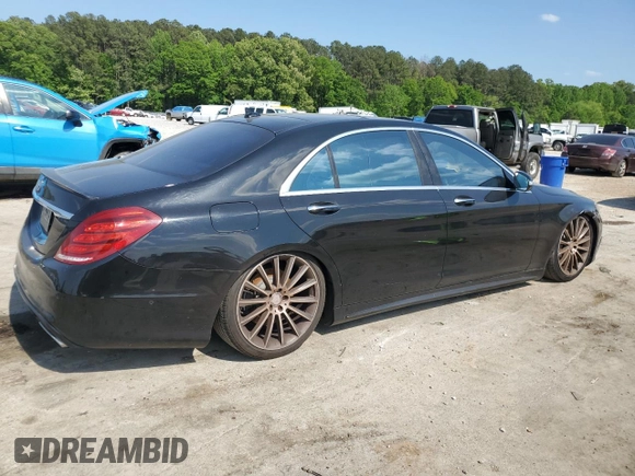 2014 Mercedes-Benz S S 550 with VIN WDDUG8CB7EA039460, listed as a Copart auction lot 53683405 with 126,293 mi miles and Clean Title. Bid and sale history available at carsss.com. Image 3.