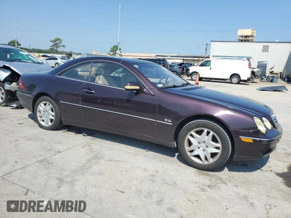 2000 Mercedes-Benz CL 500/600 z VIN WDBPJ75JXYA006219, wystawiony jako Copart lot #68355704 z przebiegiem 106 740 mil mil oraz Szkoda całkowita • Salvage title. Historia ofert i sprzedaży dostępna na DreamBid. Obrazek 4.