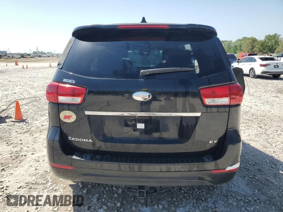 2016 Kia Sedona SX with VIN KNDMC5C11G6153598, listed as a Copart auction lot 51594285 with 151,312 mi miles and Salvage Title. Bid and sale history available at carsss.com. Image 6.