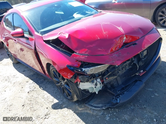 2019 Mazda Mazda3 Hatchback w/Premium Pkg with VIN JM1BPBNMXK1143918, listed as a IAAI auction lot 41774753 with 28,340 mi miles. Bid and sale history available at carsss.com. Image 6.