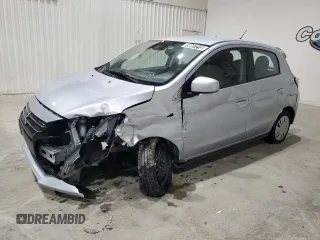 2024 Mitsubishi Mirage ES z VIN ML32AUHJ2RH010024, wystawiony jako Copart lot #59907215 z przebiegiem 29 712 mil mil oraz Szkoda całkowita • Salvage title. Historia ofert i sprzedaży dostępna na DreamBid. Obrazek 1.