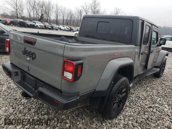 2022 Jeep Gladiator Texas Trail z VIN 1C6HJTAGXNL163345, wystawiony jako Copart lot #43065475 z przebiegiem 37 576 mil mil oraz Szkoda całkowita • Salvage title. Historia ofert i sprzedaży dostępna na DreamBid. Obrazek 3.