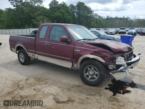1997 Ford F-150 XL with VIN 1FTEX17L5VNB49991, listed as a Copart auction lot 53856505 with 170,246 mi miles and Salvage title. Bid and sale history available at DreamBid. Image 4.