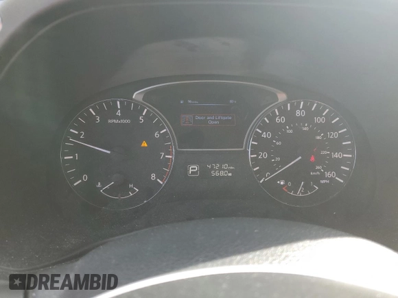 2014 Nissan Pathfinder SL with VIN 5N1AR2MN7EC627968, listed as a Copart auction lot 43920065 with 47,210 mi miles and Salvage Title. Bid and sale history available at DreamBid. Image 9.