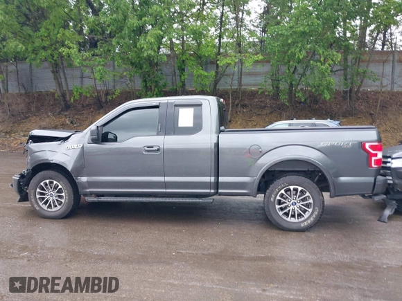 2019 Ford F-150 XL with VIN 1FTEX1EP1KFA77120, listed as a IAAI auction lot 42329608 with 76,053 mi miles and . Bid and sale history available at DreamBid. Image 14.