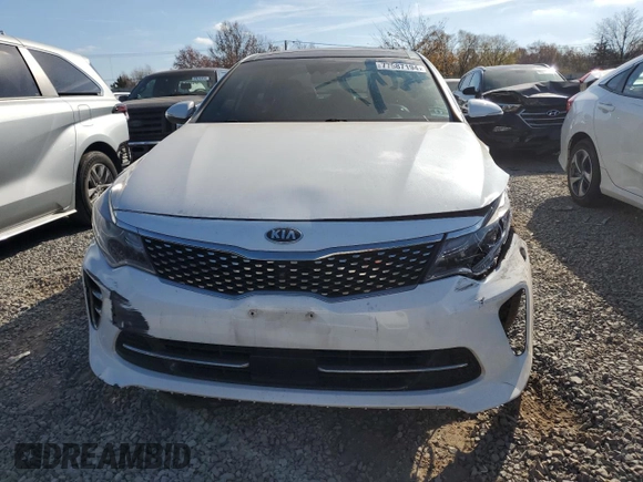 2016 Kia Optima SXL Turbo with VIN 5XXGV4L27GG065442, listed as a Copart auction lot 77587194 with 119,234 mi miles and Salvage Title. Bid and sale history available at carsss.com. Image 5.