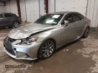 2015 Lexus IS 250 with VIN JTHBF1D25F5059385, listed as a IAAI auction lot 41565158 with 115,646 mi miles. Bid and sale history available at carsss.com. Image 2.