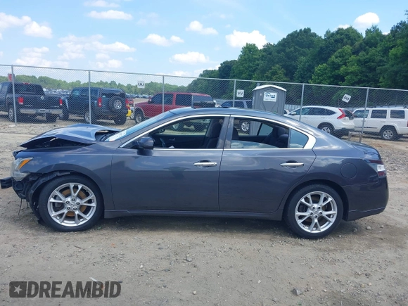 2013 Nissan Maxima SV with VIN 1N4AA5AP7DC805658, listed as a IAAI auction lot 42453972 with 198,641 mi miles and . Bid and sale history available at DreamBid. Image 14.