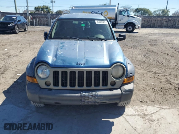 2005 Jeep Liberty Limited with VIN 1J4GK58K35W625406, listed as a Copart auction lot 46988565 with 223,860 mi miles and Salvage Title. Bid and sale history available at carsss.com. Image 5.