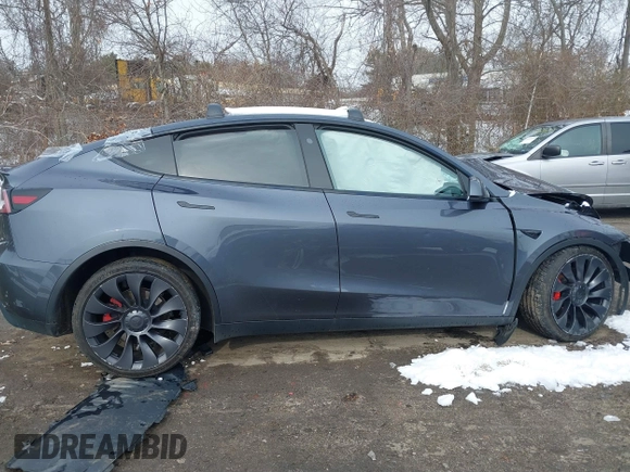 2023 Tesla Model Y Performance with VIN 7SAYGDEF0PF834822, listed as a IAAI auction lot 41547678 with Not Provided miles and . Bid and sale history available at DreamBid. Image 12.