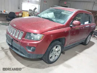 2014 Jeep Compass Latitude with VIN 1C4NJCEB9ED717575, listed as a IAAI auction lot 41532566 with 128,821 mi miles. Bid and sale history available at carsss.com. Image 17.