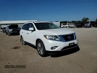 2014 Nissan Pathfinder Platinum with VIN 5N1AR2MN9EC656016, listed as a Copart auction lot 56662885 with 117,366 mi miles and Salvage title. Bid and sale history available at DreamBid. Image 14.