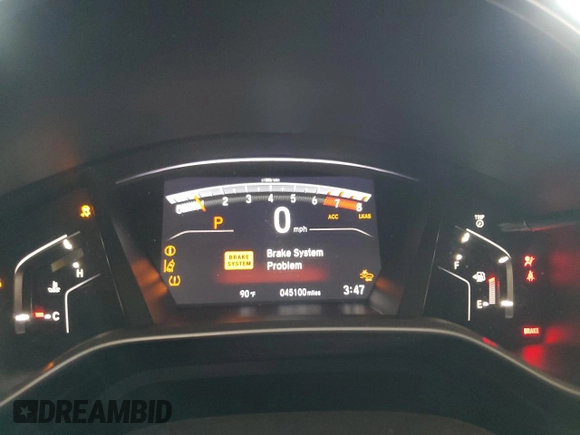 2018 Honda CR-V EX-L with VIN 7FARW1H83JE042661, listed as a Copart auction lot 50387505 with 45,100 mi miles and Salvage Title. Bid and sale history available at DreamBid. Image 9.