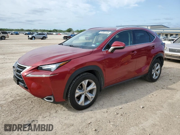 2017 Lexus NX 200t with VIN JTJYARBZ1H2073911, listed as a Copart auction lot 51391125 with 105,923 mi miles and Clean Title. Bid and sale history available at DreamBid. Image 1.