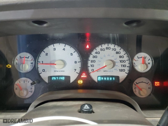 2003 Dodge Ram 1500 ST with VIN 1D7HA16D03J631268, listed as a Copart auction lot 85555744 with 267,140 mi miles and Salvage Title. Bid and sale history available at carsss.com. Image 9.