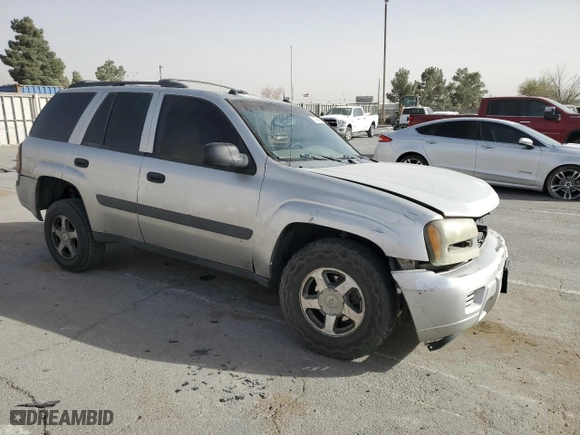 2005 Chevrolet TrailBlazer LS with VIN 1GNDS13S752211133, listed as a Copart auction lot 47435955 with 190,091 mi miles and Salvage Title. Bid and sale history available at carsss.com. Image 4.