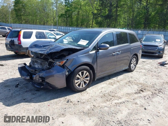 2015 Honda Odyssey EX-L with VIN 5FNRL5H66FB131223, listed as a IAAI auction lot 41998554 with 103,433 mi miles and . Bid and sale history available at DreamBid. Image 17.