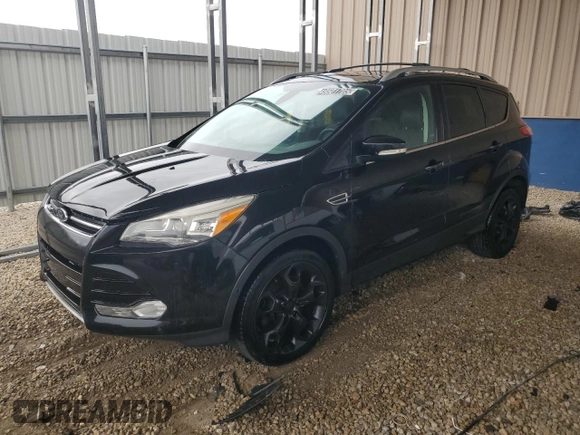 2013 Ford Escape Titanium with VIN 1FMCU0J98DUA01132, listed as a Copart auction lot 49501705 with 318,385 mi miles and Clean Title. Bid and sale history available at carsss.com. Image 1.