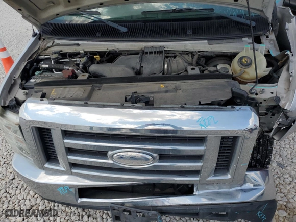 2014 Ford Econoline Wagon XL with VIN 1FBNE3BL0EDA47792, listed as a Copart auction lot 66011154 with 66,753 mi miles and Salvage Title. Bid and sale history available at carsss.com. Image 12.