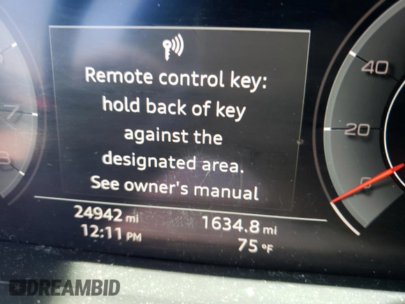 2019 Audi A6 Premium Plus with VIN WAUE8AF21KN126576, listed as a Copart auction lot 37405972 with 24,942 mi miles. Bid and sale history available at carsss.com. Image 8.