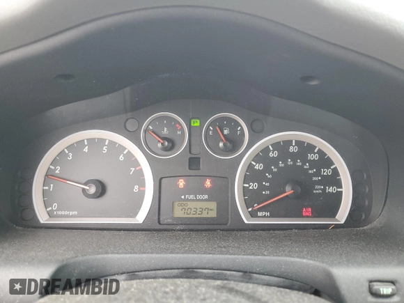 2006 Hyundai Santa Fe GLS z VIN KM8SC73D96U038444, wystawiony jako Copart lot #57322045 z przebiegiem 70 337 mil mil oraz Szkoda całkowita • Salvage title. Historia ofert i sprzedaży dostępna na DreamBid. Obrazek 9.
