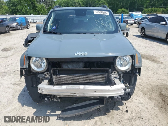 2018 Jeep Renegade Latitude with VIN ZACCJABB9JPJ37963, listed as a Copart auction lot 57336675 with 212,668 mi miles and Clean title. Bid and sale history available at DreamBid. Image 5.