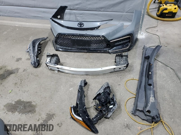 2022 Toyota Corolla SE with VIN 5YFS4MCE9NP115141, listed as a Copart auction lot 47592015 with 26,835 mi miles and Salvage Title. Bid and sale history available at DreamBid. Image 12.