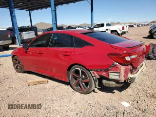 2019 Honda Accord Sedan Sport 1.5T with VIN 1HGCV1F36KA067769, listed as a Copart auction lot 48950575 with 56,988 mi miles and Salvage Title. Bid and sale history available at carsss.com. Image 2.