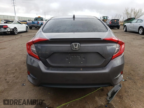 2017 Honda Civic Sedan EX-T with VIN 19XFC1F39HE007380, listed as a Copart auction lot 47723525 with 95,511 mi miles and Salvage Title. Bid and sale history available at carsss.com. Image 6.