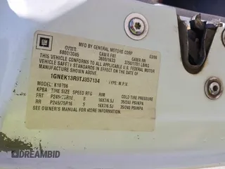 1996 Chevrolet Tahoe z VIN 1GNEK13R9TJ357134, wystawiony jako IAAI lot #42218520 z przebiegiem 213 135 mil mil oraz . Historia ofert i sprzedaży dostępna na DreamBid. Obrazek 9.
