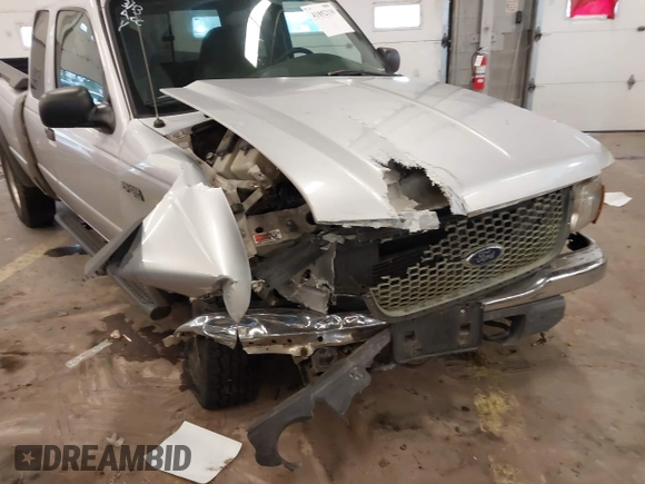 2001 Ford Ranger XL Fleet with VIN 1FTZR15E91TA29391, listed as a IAAI auction lot 41852139 with 235,586 mi miles. Bid and sale history available at carsss.com. Image 18.