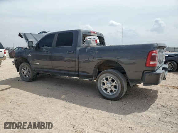 2024 Ram 2500 Laramie with VIN 3C6UR5FL9RG355268, listed as a Copart auction lot 50527165 with 33,207 mi miles and Salvage title. Bid and sale history available at DreamBid. Image 2.