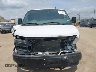 2023 Chevrolet Express Cargo Van with VIN 1GCWGAFP5P1192004, listed as a IAAI auction lot 42060862 with 31,706 mi miles. Bid and sale history available at carsss.com. Image 12.