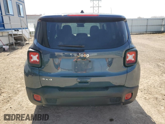 2023 Jeep Renegade Latitude with VIN ZACNJDB12PPP72954, listed as a Copart auction lot 54257005 with 25,320 mi miles and Clean Title. Bid and sale history available at carsss.com. Image 6.