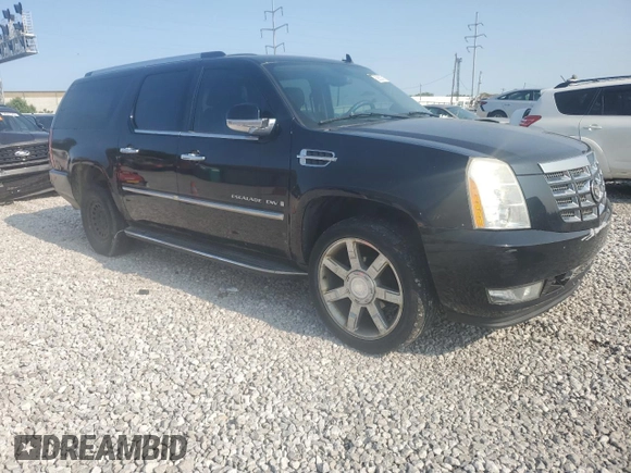 2007 Cadillac Escalade ESV z VIN 1GYFK668X7R251712, wystawiony jako Copart lot #59333215 z przebiegiem 184 338 mil mil oraz Czysty tytuł • Clean title. Historia ofert i sprzedaży dostępna na DreamBid. Obrazek 4.