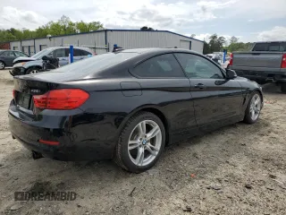 2015 BMW 4 Series 435i with VIN WBA3R1C58FK195520, listed as a Copart auction lot 52079125 with 101,584 mi miles and Salvage title. Bid and sale history available at DreamBid. Image 3.