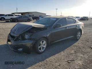 2015 Kia Optima LX z VIN KNAGM4A76F5655326, wystawiony jako Copart lot #49430245 z przebiegiem 169 464 mil mil oraz Szkoda całkowita • Salvage title. Historia ofert i sprzedaży dostępna na DreamBid. Obrazek 1.