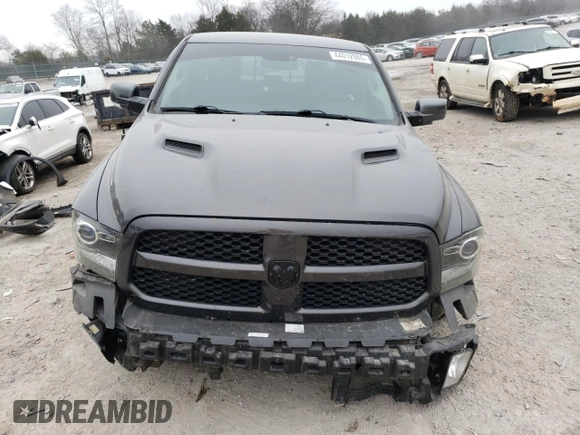 2018 Ram 1500 Night with VIN 1C6RR7MT5JS152010, listed as a Copart auction lot 44012985 with 86,375 mi miles and Salvage Title. Bid and sale history available at carsss.com. Image 5.