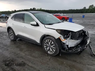 2020 Ford Escape Titanium Hybrid с VIN 1FMCU0DZ7LUA84837, выставлен на аукционе Copart как лот 59442955 с пробегом 53 258 миль миль и Списание • Salvage title. История ставок и продаж доступна на DreamBid. Изображение 4.
