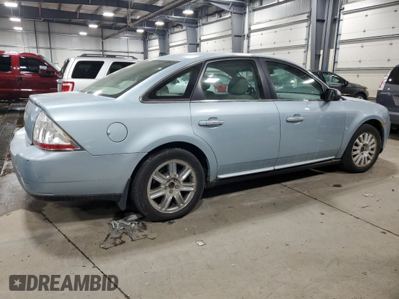 2008 Mercury Sable with VIN 1MEHM40W08G608525, listed as a Copart auction lot 41469845 with 31,056 mi miles and Salvage title. Bid and sale history available at DreamBid. Image 3.