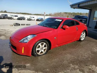 2005 Nissan 350Z Touring with VIN JN1AZ34D65M606303, listed as a Copart auction lot 42091085 with 159,838 mi miles and Salvage Title. Bid and sale history available at carsss.com. Image 1.