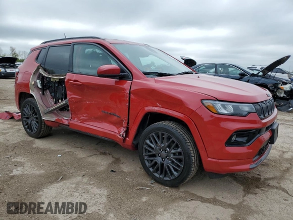 2022 Jeep Compass High Altitude с VIN 3C4NJDCB9NT136404, выставлен на аукционе Copart как лот 55447255 с пробегом 54 607 миль миль и Списание • Salvage title. История ставок и продаж доступна на DreamBid. Изображение 4.